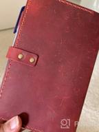 img 1 attached to Refillable Genuine Leather Journal: Handmade Vintage Organizer Notebook For Men And Women review by Thomas Taylor