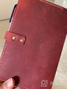 img 7 attached to Refillable Genuine Leather Journal: Handmade Vintage Organizer Notebook For Men And Women