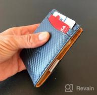 img 1 attached to 🧳 Stylish and Secure: BULLIANT Slim Wallet Money Clip for Men - RFID Blocking, Holds 8 Cards, Gift Boxed review by Jere Mosley