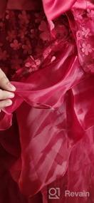 img 5 attached to Потрясающие платья для девочек NNJXD Принцессы на конкурсе красоты - без рукавов, с вышивкой, для детского бала