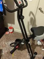 img 1 attached to Get Fit At Home With ADVENOR Magnetic Folding Exercise Bike With LCD Monitor And Comfortable Upright Seat Cushion review by Jack Harrell