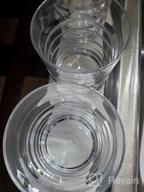 img 1 attached to Prepara Clarity Ribbed Tritan Tumbler 4 Pack, 14 Ounce, Clear review by Rob Kerr