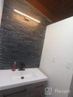 картинка 1 прикреплена к отзыву Улучшите свою ванную комнату с современными черными LED-светильниками для туалетного столика – длиной 23.62 дюйма, прохладным светом 5500K и мощностью 22 Вт. от Jeff Bundrick