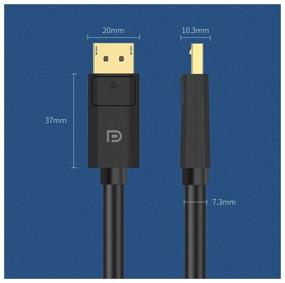 img 3 attached to Cable Mindpure DisplayPort - DisplayPort 1.2 4k 60Hz, 2k 144Hz DP001 2m