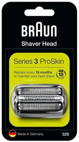 img 4 attached to 🔩 Braun 32S Series 3 Silver: Mesh and Cutting Block - High-Quality Replacement