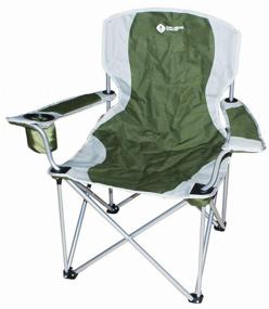 img 3 attached to Crusoe Camp CC-06 Armchair: Comfortable Green/Grey Seating for Your Outdoor Adventures