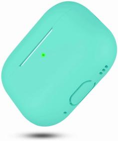 img 2 attached to Silicone Earphone Case for Apple AirPods Pro 2 (2022), Turquoise (Tiffany), Ultra Thin, 0.01cm