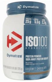 img 2 attached to Protein Dymatize ISO-100, 744 gr., biscuit-cream