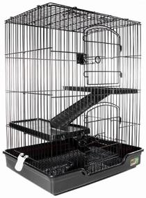 img 3 attached to Cage for rodents, rabbits Triol C5-1 61x46x77 cm 61 cm 46 cm 77 cm black/white