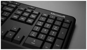 img 2 attached to Microsoft Ergonomic Black Keyboard
