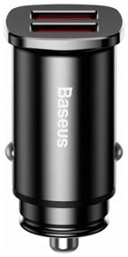 img 2 attached to Car Charger Baseus Dual QC3.0 30W Max Car Charger, black