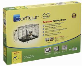 img 1 attached to Cage for dogs Midwest Contour 830DD 78.7x50.8x54.6 cm black