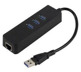 img 1 attached to USB HUB Ethernet Network Adapter "4 in 1"hub 3 x USB 3.0 RJ45 Adapter LAN Internet 100 Mbit/s