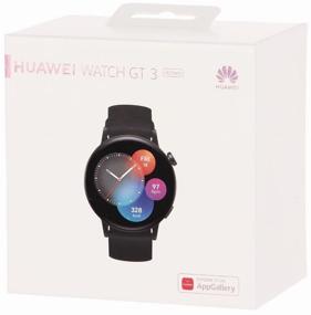 img 3 attached to Smart watch HUAWEI WATCH GT3 42mm (MIL-B19), black