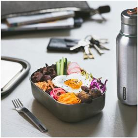img 3 attached to Black blum lunch box Stainless Steel Lunch Box Large, 14.6x20.1 cm, ocean