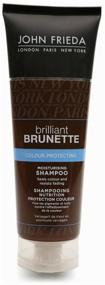 img 2 attached to John Frieda Brilliant Brunette Colour Protection Moisturizing Shampoo for Color Protection, 250 ml