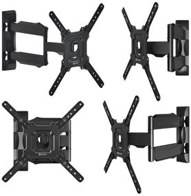 img 4 attached to Wall bracket ONKRON NP40 for TV 32"-65", tilt-swivel, up to 35 kg, black