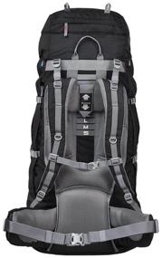 img 3 attached to Trekking backpack TREK PLANET Colorado 80 black, black