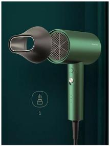 img 4 attached to Xiaomi Showsee Hair Dryer A5, green