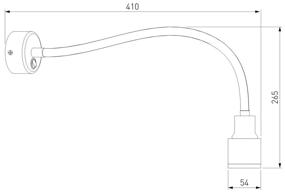 img 1 attached to Бра светодиодное Elektrostandard Molly MRL LED 1015, 7 Вт, кол-во светодиодов: 1 шт., цвет арматуры: черный, цвет плафона: серый