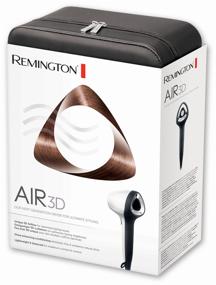 img 1 attached to 💨 Remington D7779 Hair Dryer: Stylish White/Black Design for Effortless Drying
