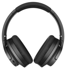 img 3 attached to Black Wireless Headphones from Audio-Technica - ATH-ANC700BTBK