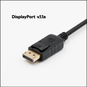 img 3 attached to Переходник адаптер DisplayPort - VGA / переходник для ноутбука / коннектор, черный