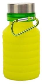 img 4 attached to Silicone eco bottle for water, proteins and drinks Eco life, Collapsible bottle, 500 ml, BPA free, lightweight, foldable