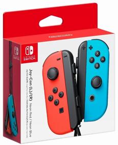 img 2 attached to Nintendo Switch Joy-Con controllers Duo gamepad, red/blue