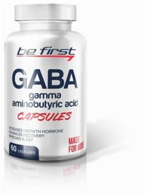 img 1 attached to Amino acid Be First GABA Capsules, unflavored, 60 pcs.
