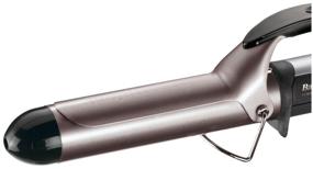 img 2 attached to BaBylissPRO DIAL-A-HEAT BAB2174TTE Hair Curling Iron, Black/Silver