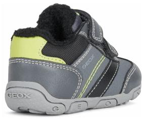 img 3 attached to Low shoes GEOX, size 24, dark grey/lime