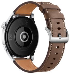 img 3 attached to ⌚ HUAWEI Watch GT 3 Classic 46mm Smartwatch - Brown/Silver