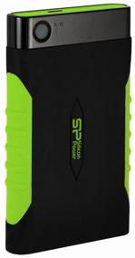 img 1 attached to 1 TB External HDD Silicon Power Armor A15, USB 3.2 Gen 1, black/green