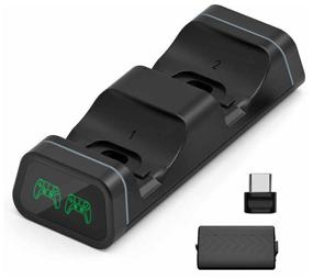 img 2 attached to Charging Station for Xbox Series S / X Controller Joystick 2 Batteries, DOBE Dual Charging Dock TYX-0625