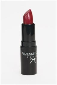 img 2 attached to 💄 Vivienne Sabo Rouge a Levres Merci Lipstick: Vibrant Cherry Multicolor Glitter Shade - Sparkle with Style!