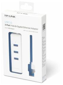 img 2 attached to USB hub TP-LINK UE330, connectors: 3, white