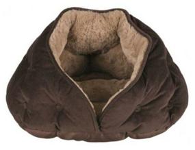 img 1 attached to Bed for dogs and cats TRIXIE Malu Cuddly Cave 47x27x41 cm 47 cm 27 cm triangular brown 41 cm
