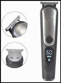 img 4 attached to Беспроводной триммер 5 в 1 VGR V105 для стрижки волос, бороды, усов, носа, бровей, электробритва