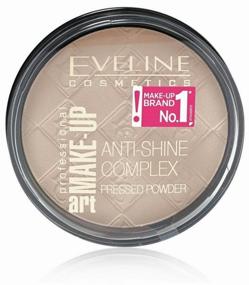 img 3 attached to Eveline Cosmetics Art Make-Up Professional Anti-Shine Complex Pressed Powder 31 Transparent