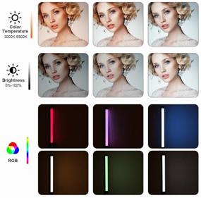 img 4 attached to LED Lamp RGB Light Stick Rechargeable Color Lamp - Portable Illuminator for Photography and Video Shooting