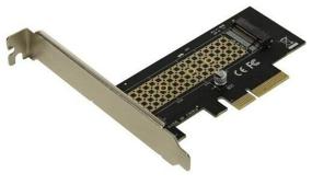 img 2 attached to ORIENT C300E, PCI-E 4x-M.2 M-key NVMe SSD Adapter, Type 2230/2242/2260/2280, Mounting Rails Included (31100)