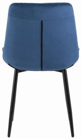 img 4 attached to 🪑 Flex STOOL GROUP Chair, metal/velor, metal, blue/black color