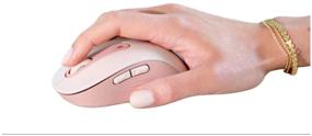 img 3 attached to Logitech Signature M650 Wireless Mouse, pink