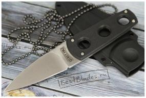 img 4 attached to Fixed knife Cold Steel Secret edge with sheath black