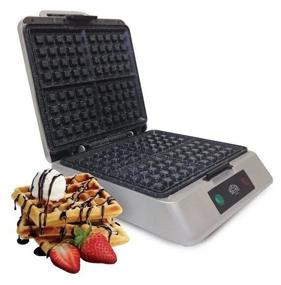 img 4 attached to 🧇 Jardeko Gray Waffle Maker: The Perfect Breakfast Appliance