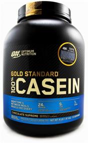 img 1 attached to Optimum Nutrition 100% Casein Gold Standard Protein, 1820g, Supreme Chocolate