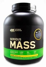 img 3 attached to Gainer Optimum Nutrition Serious Mass, 2720 g, banana