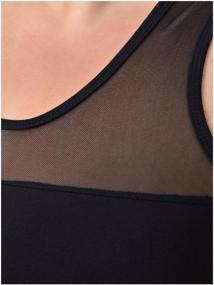 img 1 attached to Women's sports top, crop top, short top for running, fitness, yoga, dancing, walking, tourism, bra top, color black, size 4XL (58-60)