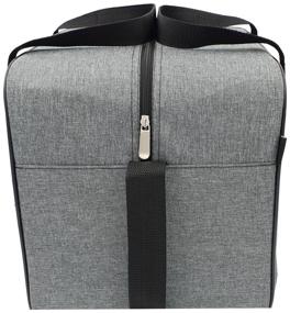 img 3 attached to Travel bag for hand luggage Pobedabags Standard Gray 36 x 30 x 27